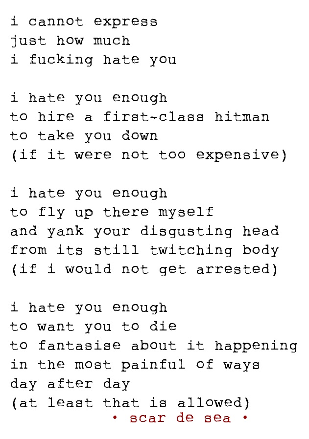 hate poem
